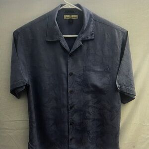 Tommy Bahama Dark Blue Casual Button Down Shirt